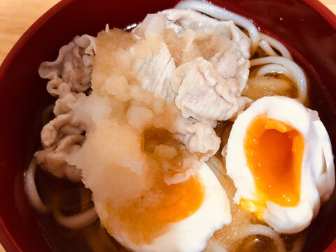 さっぱりモリモリ食べれる冷しゃぶおろしうどん♫